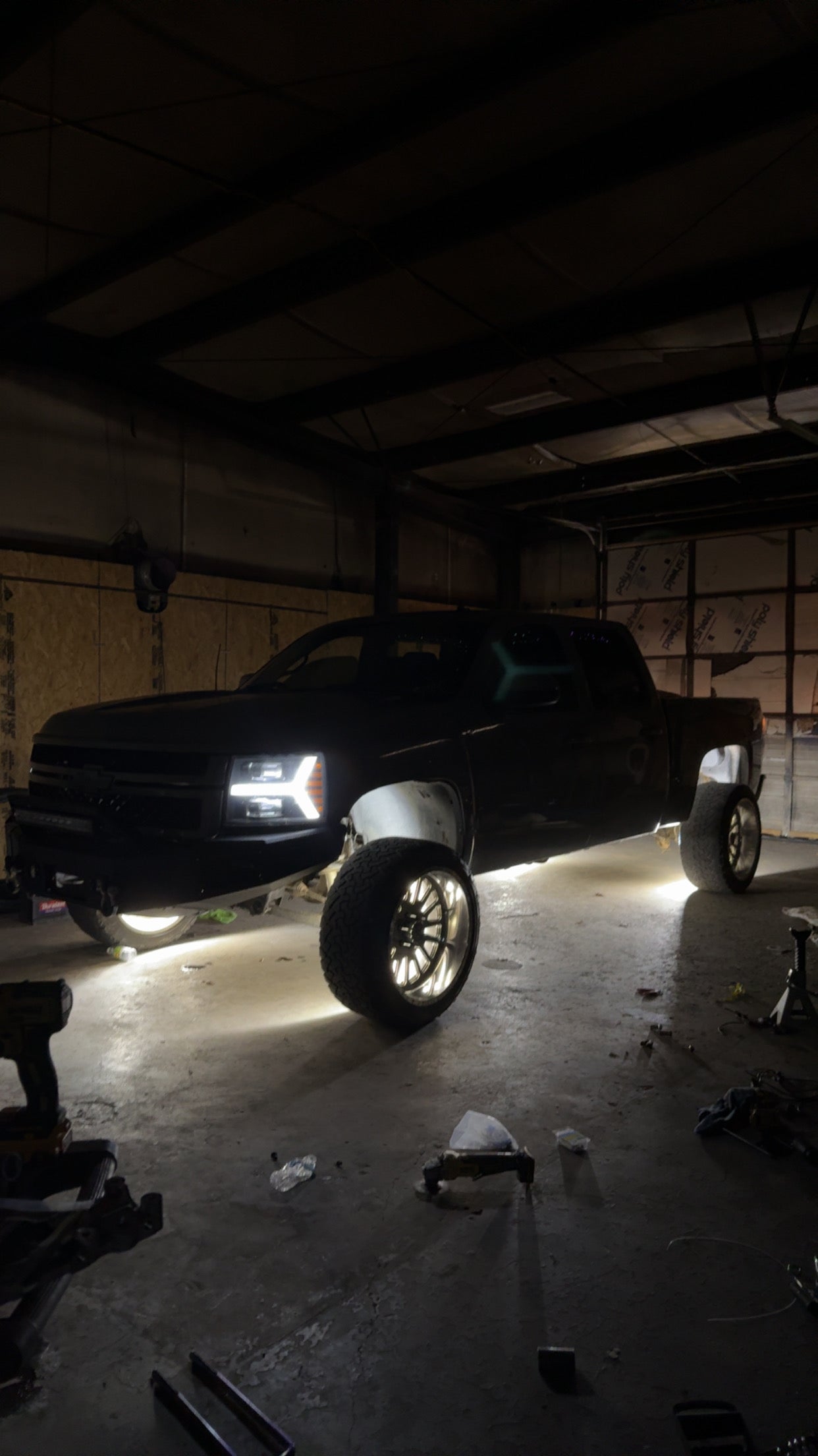 Pure White Wheel Lights