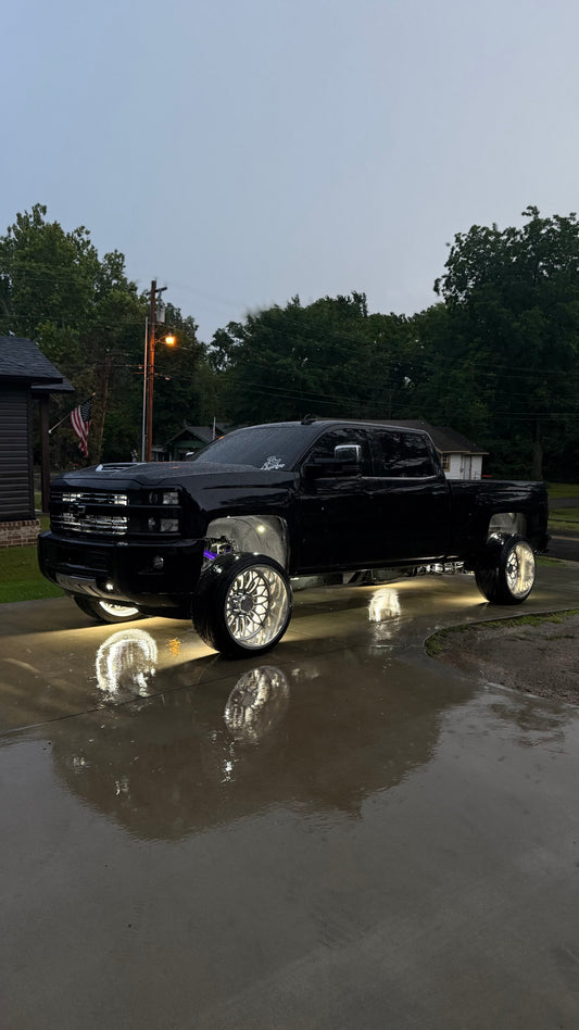 Pure White Wheel Lights