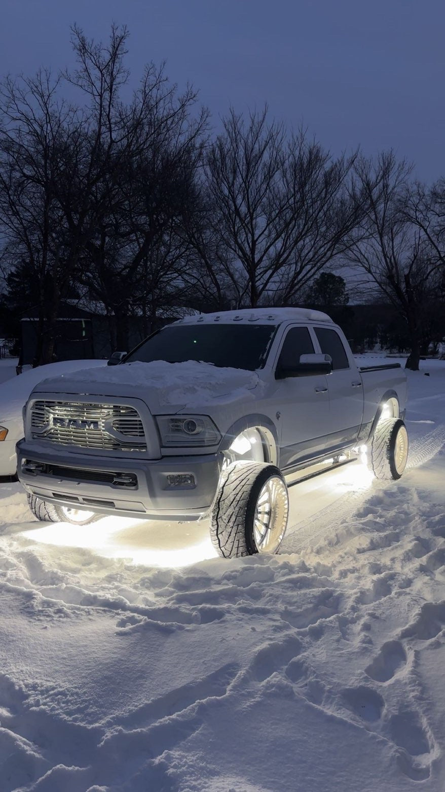 Pure White Wheel Lights